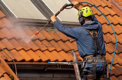 Démoussage et hydrofuge de toiture à Hallencourt